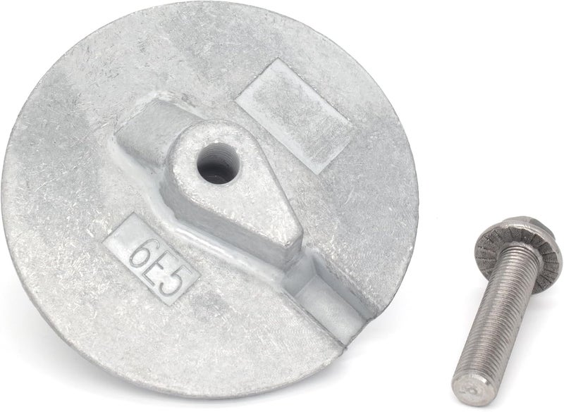 QUICKMARINE 6E5-45371-01 Boat Motor Trim Tab Anode with Bolt for Yamaha 115 130 HP Outboard Models replaces 6E5-45371-10 Sierra 18-6097 Marine Engine - Image 3